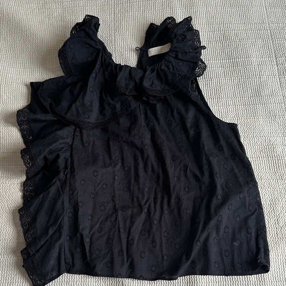 Ulla Johnson Black Ruffled Blouse - Never Worn! - Picture 7 of 8